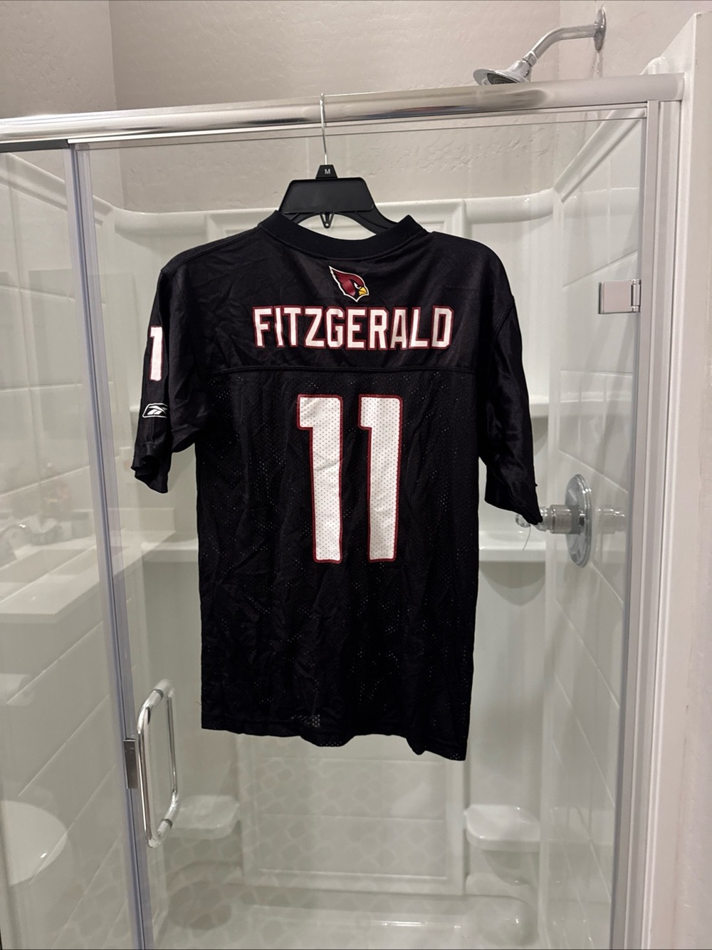 Reebok Black Arizona Cardinals Fitzgerald #11 Football Jersey